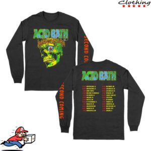 Acid Bath Official Merch Store Tour Shirt – Long Sleeve