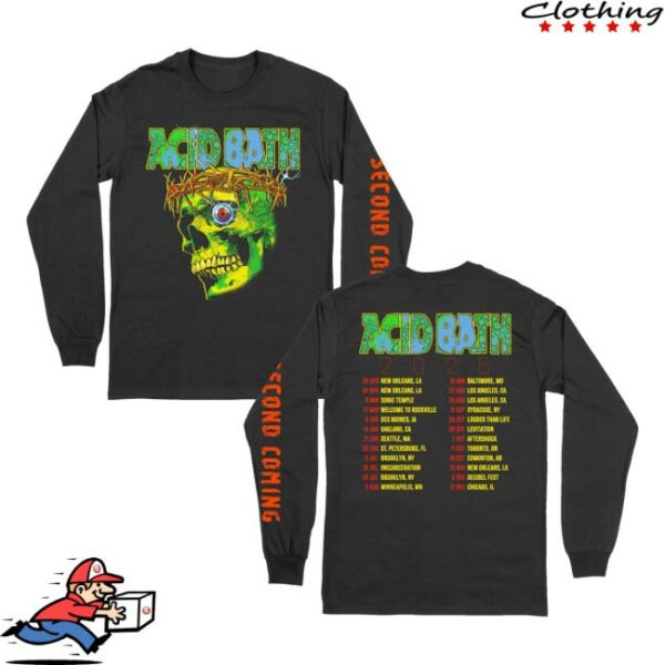 Acid Bath Official Merch Store Tour Shirt – Long Sleeve