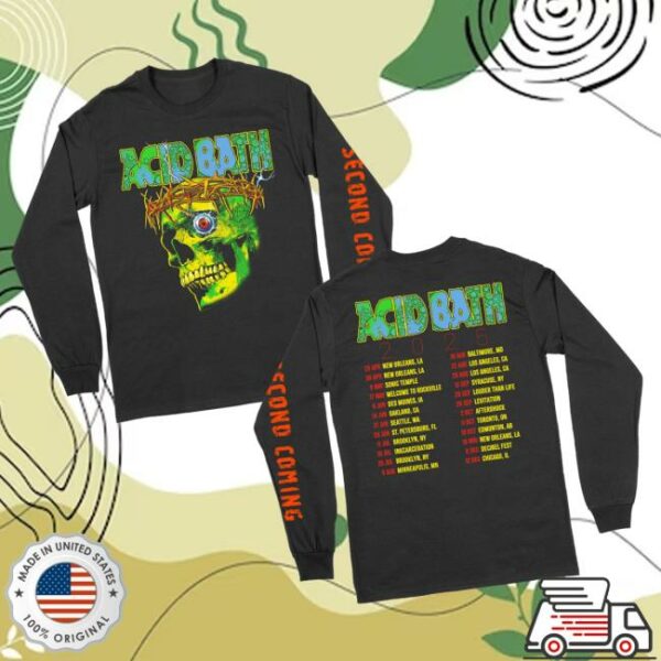Acid Bath Official Merch Store Tour Shirt – Long Sleeve