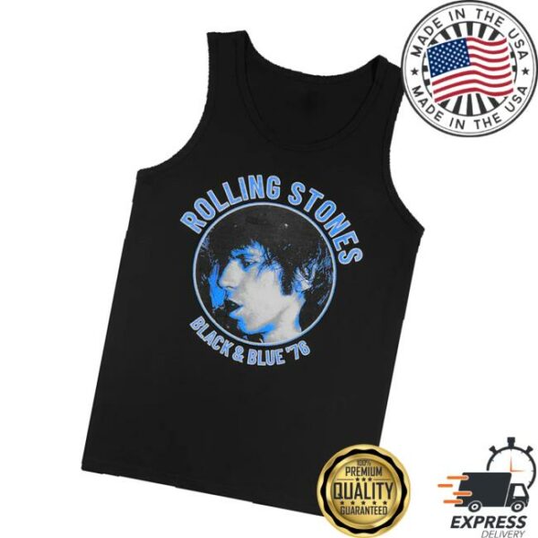 The Rolling Stones Shop Merch Black And Blue Keith Richards Tank Top