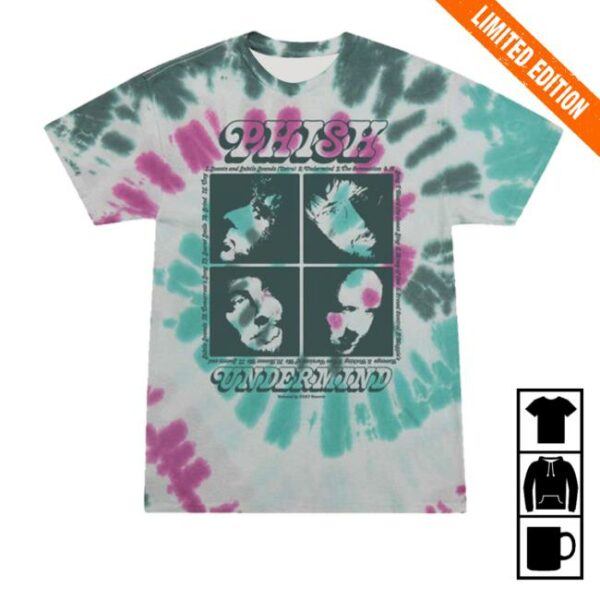 Drygoods Merch Store Undermind Tomorrow’s Song Tie Dye Tee