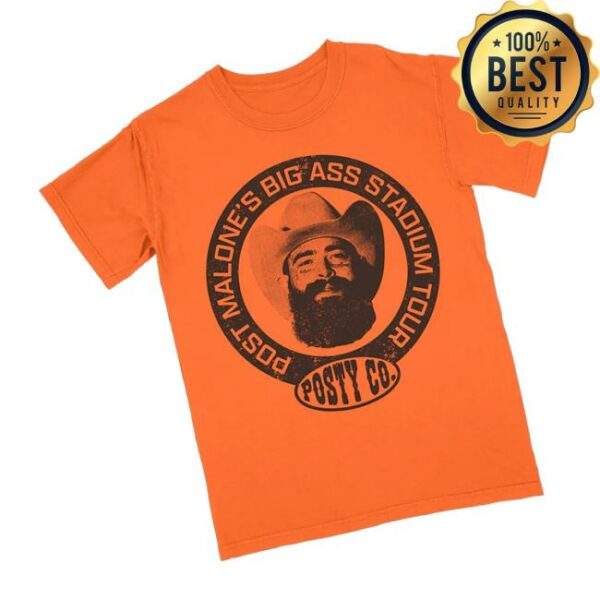 Post Malone Merch Store Circle Logo Tee