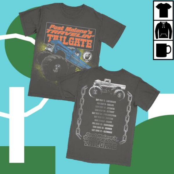Post Malone Shop Merch Tailgate Tee