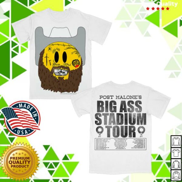 Post Malone Merch Store Emoji Tour Tee