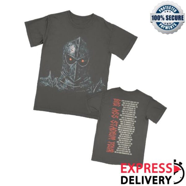 Post Malone Shop Merch Knight Tour Tee