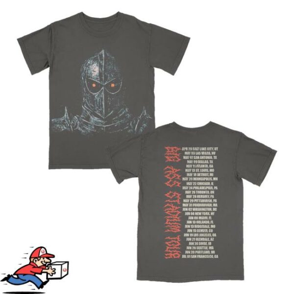 Post Malone Merch Store Knight Tour Tee