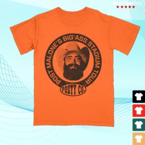 Post Malone Shop Merch Circle Logo Tee