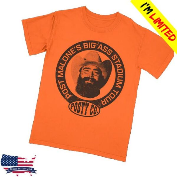 Post Malone Shop Merch Circle Logo Tee
