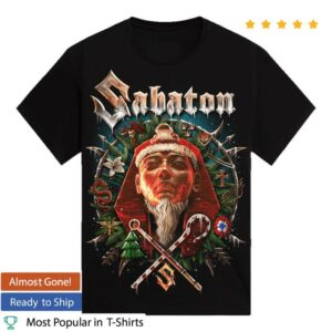 Sabaton Merch Store Holidays Belong To Legends X-Mas T-Shirt Sabaton Merch Store Holidays Belong To Legends X-Mas T-Shirt