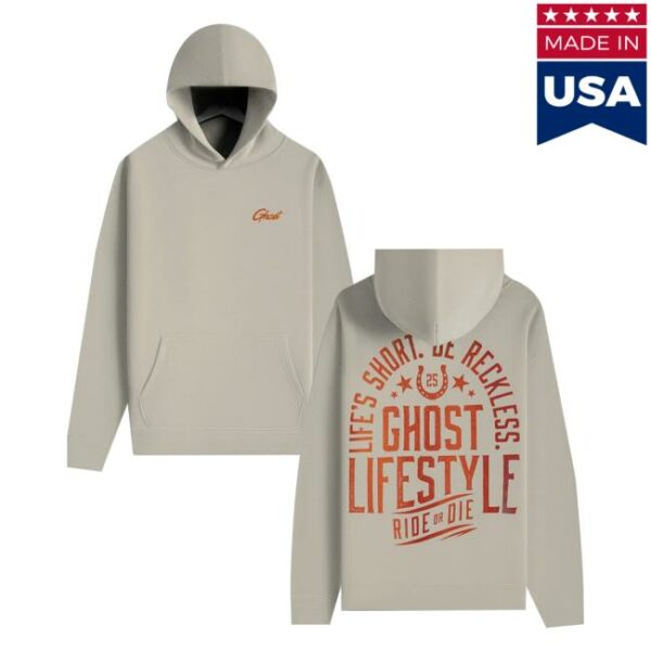 Ghost Lifestyle Merch Store Ghost Ride Or Die Hoodie Bone