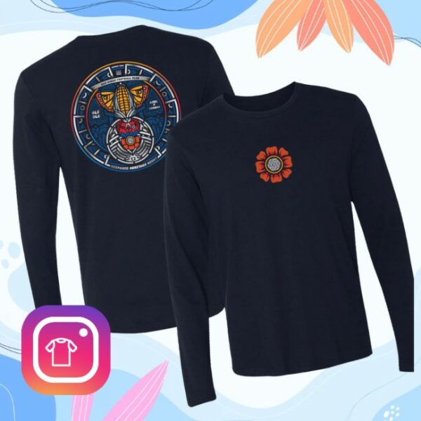 Eighteen Threads Store Merch 500 Level Hispanic Heritage Flower Long Sleeve
