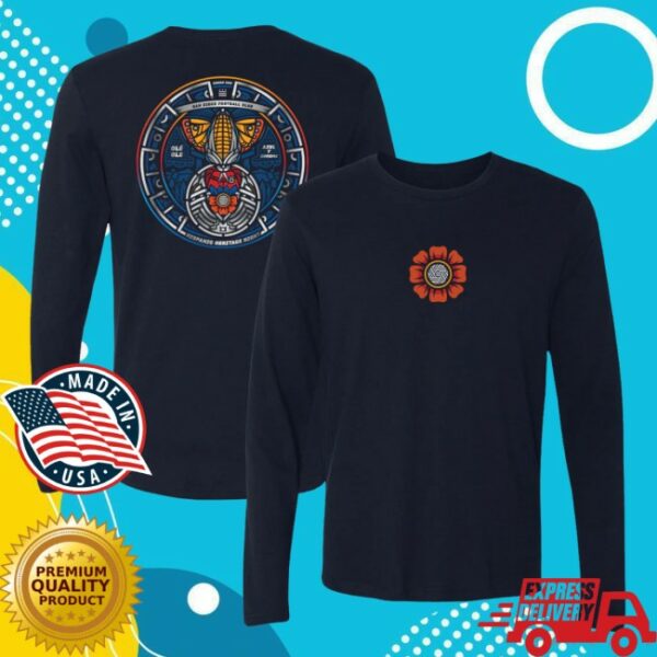 Eighteen Threads Store Merch 500 Level Hispanic Heritage Flower Long Sleeve