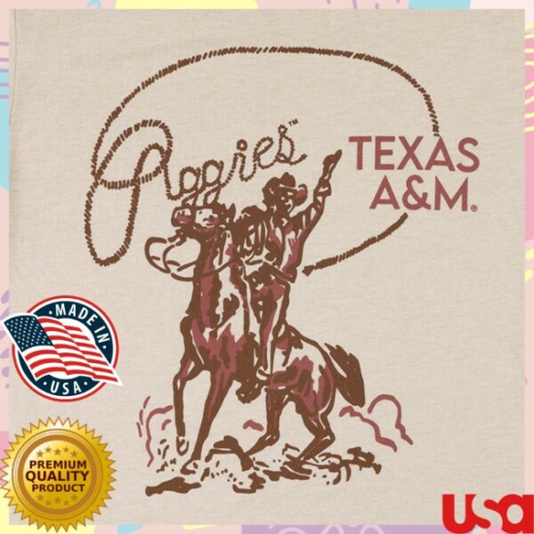 Aggieland Outfitters Store Merch Texas A&M Aggies Western Cowboy T-Shirt
