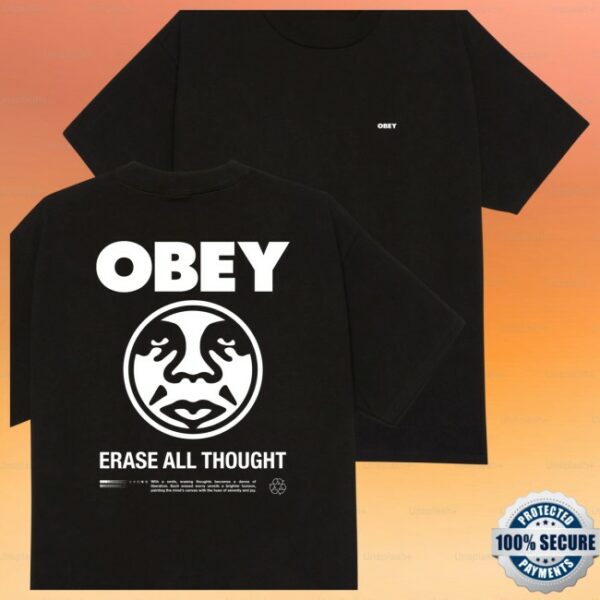 Obey Clothing Store Merch Erase All Thought Classic T-Shirt