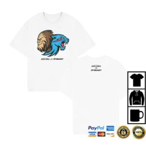 Mrbeast Merch Store Mrbeast X Jack Links Feed The Beasts Tee White