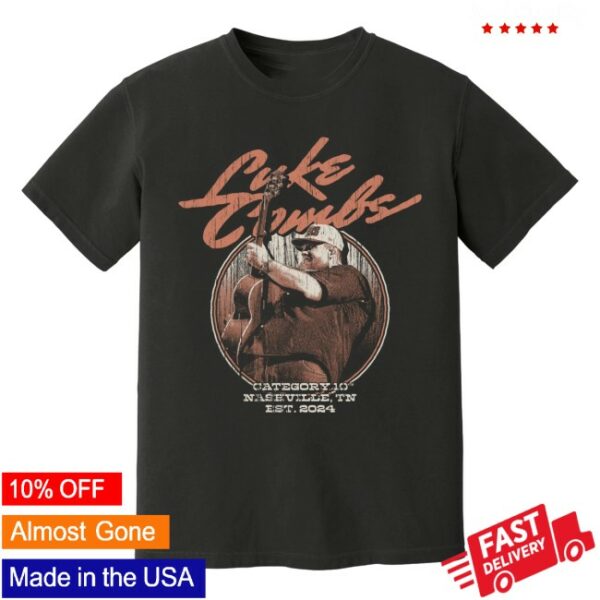 Opry Store Merch Category 10 Luke Combs Nashville Tour T-Shirt