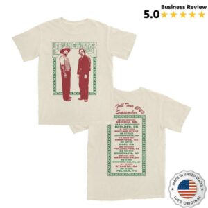 Hermanos Gutierrez Merch Store Tour Tee September 2025