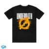 kenny twisted thread store merch underoath symbol on fire black t shirt