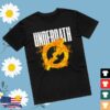 kenny twisted thread store merch underoath symbol on fire black t shirt wew