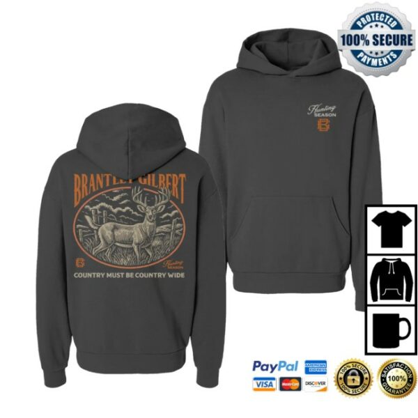 Brantley Gilbert Store Shop Merch Buck Field Hoodie