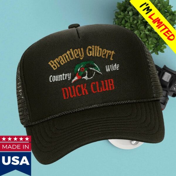 Brantley Gilbert Store Shop Merch Duck Club Trucker Hat