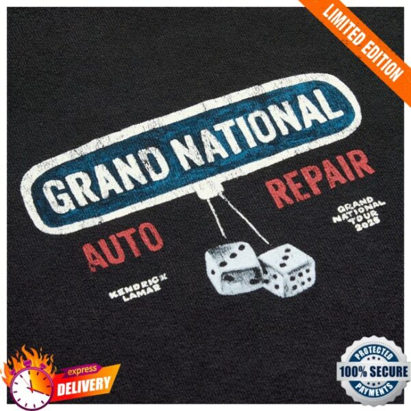 Grand National Tour Store Merch Kendrick Lamar Auto Repair Latam Hoodie