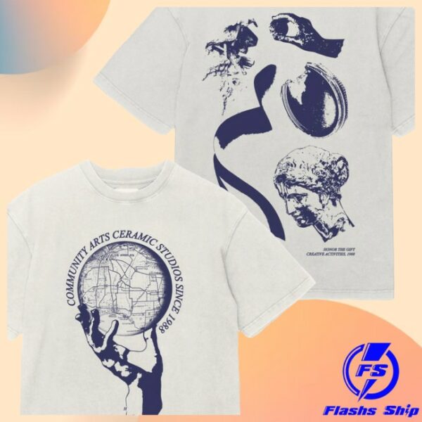 August Store Merch Honor The Gift Honor Ceramic Studio White Tee