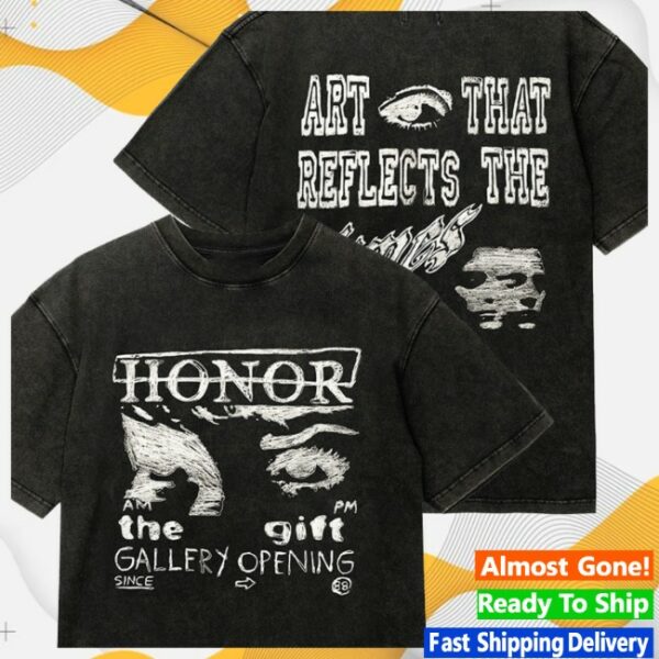 Mtvtn Store Merch Honor The Gift Art That Reflects Black T-Shirt