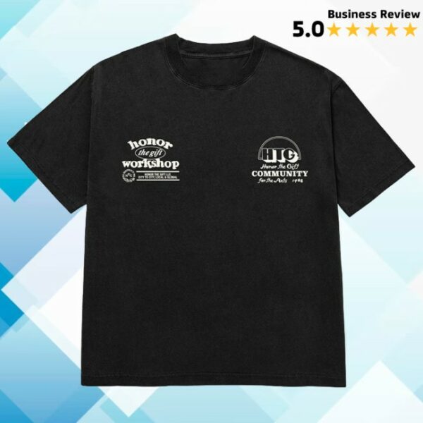 Mtvtn Store Merch Honor The Gift Honor Workshop Black T-Shirt