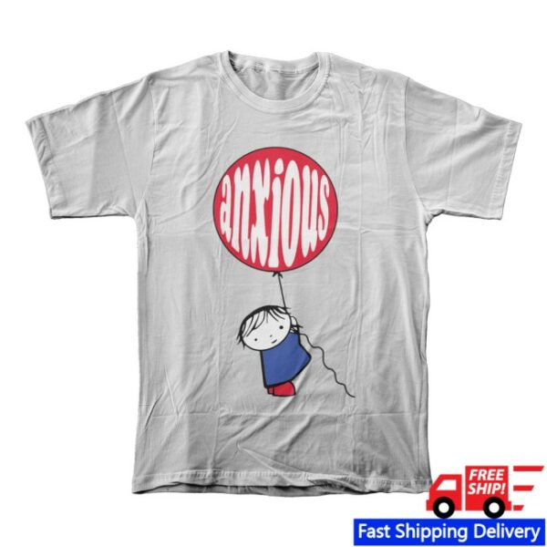 Sacreddee Rmerch Store Anxious Balloon Kid T-Shirt