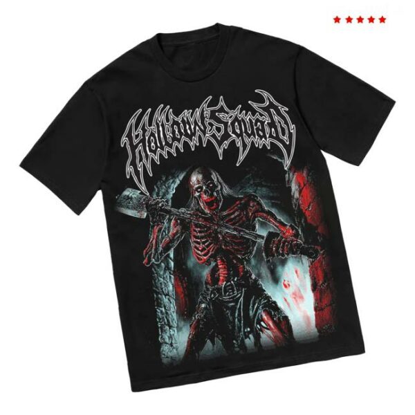 Hollowsquad La Merch Store Blood Viking Black Tee