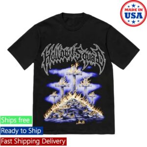 Hollowsquad La Merch Store Graveyard Black Tee