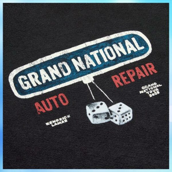 Grand National Tour Merch Store Kendrick Lamar Auto Repair Latam Hoodie