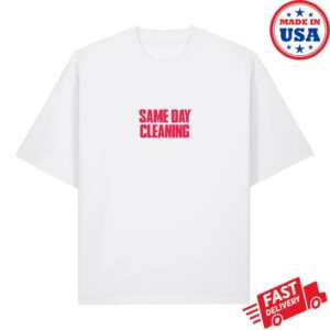 Sammy Virji Merch Store Same Day Cleaning White T-Shirt Sammy Virji Merch Store Same Day Cleaning White T-Shirt