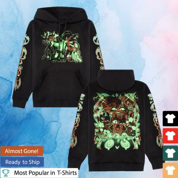 Stylish Occult Merch Store Midnight Haunting Pullover Hoodie
