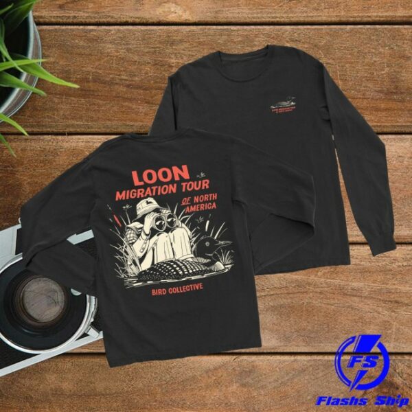 Bird Collective Store Merch Loon Migration Tour Long Sleeve Tee