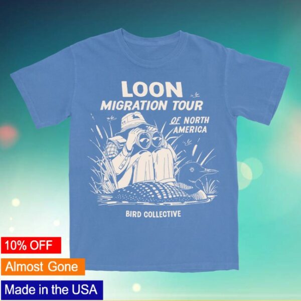 Bird Collective Store Merch Loon Migration Tee