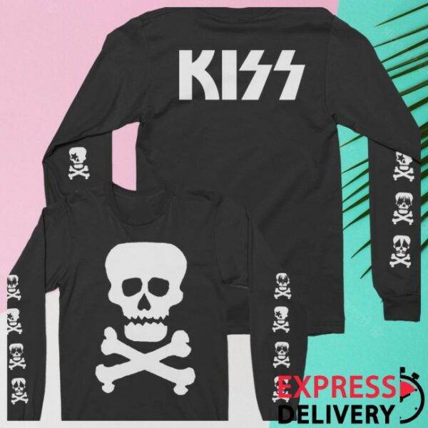 Kiss Official Store Merch Kiss Skull Long Sleeve