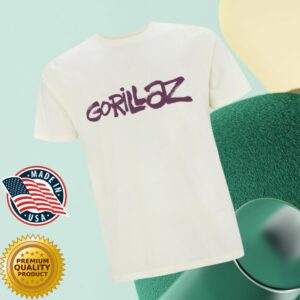 Gorillaz Store Merch Graffiti Logo T-Shirt Gorillaz Store Merch Graffiti Logo T-Shirt