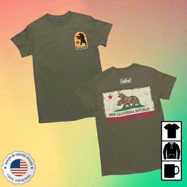 Bethesda Merch Store Fallout Ncr Ranger Badge Tee