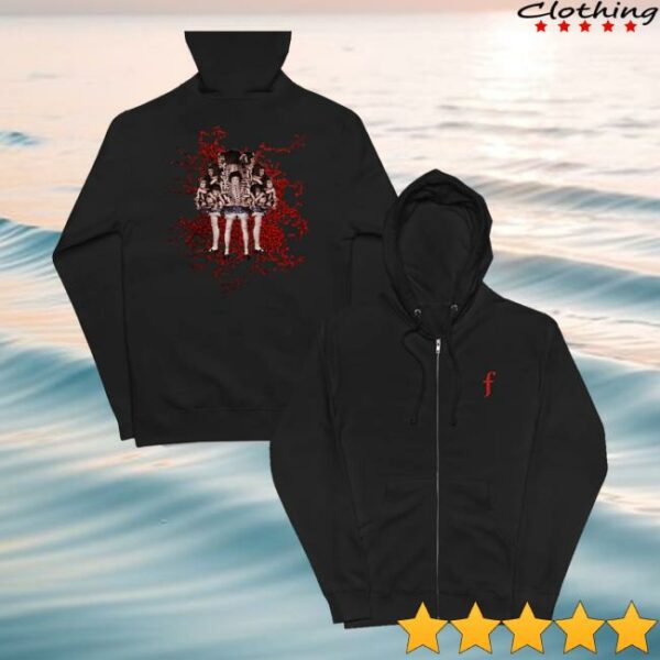 Oks Gear Merch Store Silent Hill F Corruptor Zip-Up Hoodie