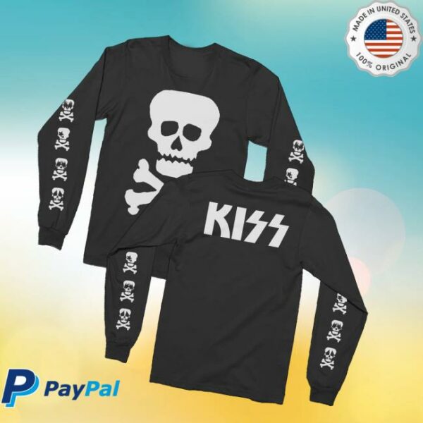 Kiss Online Shop Merch Kiss Skull Long Sleeve