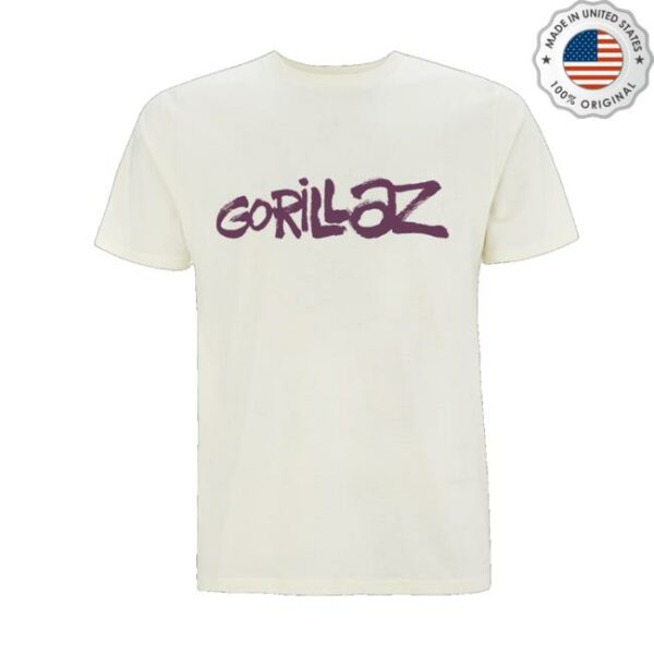 Gorillaz Merch Store Graffiti Logo T-Shirt
