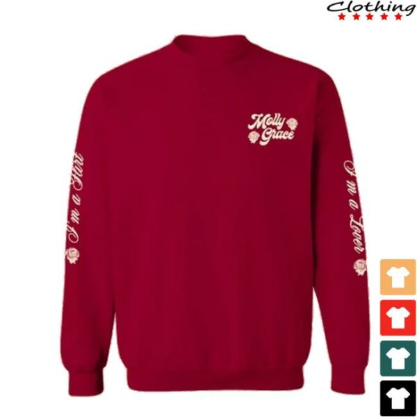 Molly Grace Music Store Lover Flirt Sweatshirt