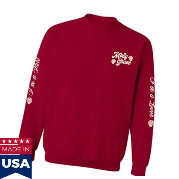 Molly Grace Music Store Lover Flirt Sweatshirt