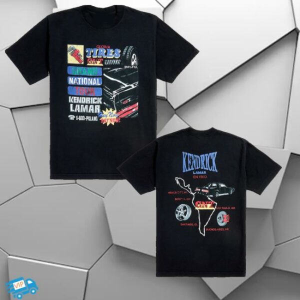 Grand National Tour Merch Store Kendrick Lamar Hey Now Pay Now Latam T-Shirt