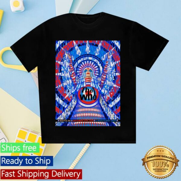 The Who Shop Merch Seattle Wa 2025 T-Shirt
