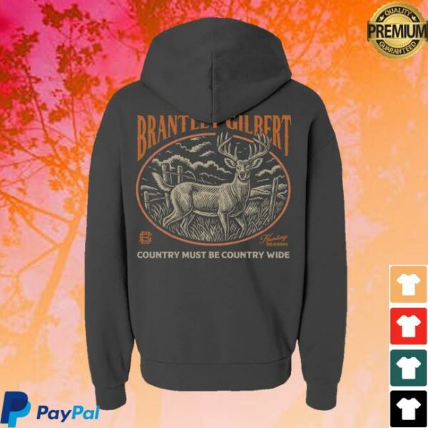 Brantley Gilbert Merch Store Buck Field Hoodie