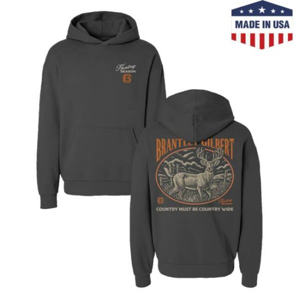 Brantley Gilbert Merch Store Buck Field Hoodie