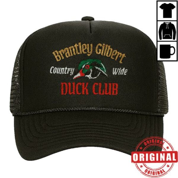 Brantley Gilbert Merch Store Duck Club Trucker Hat